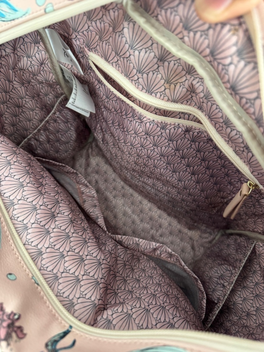 Petunia Pickle Bottom The Little Mermaid Diaper 3 in 1 Diaper Bag - Picture 7 of 9